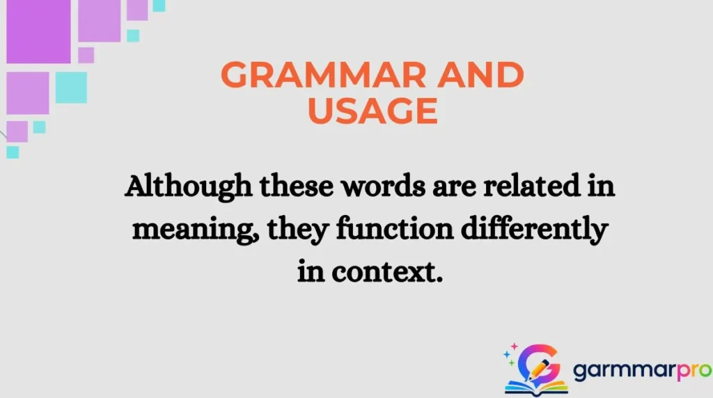 Grammar and Usage