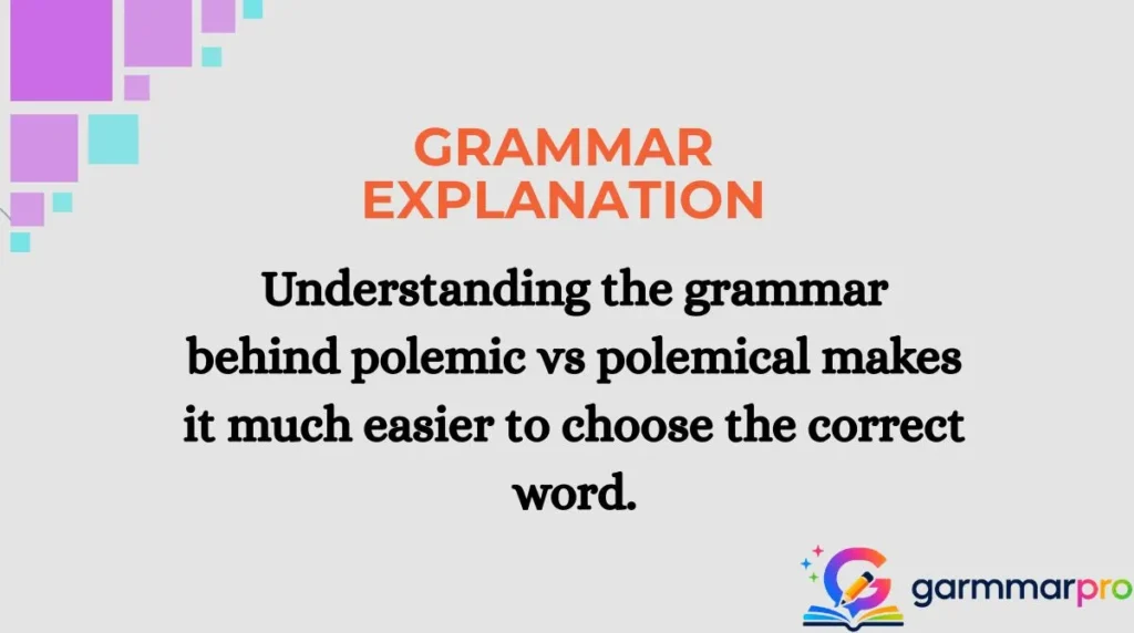 Grammar Explanation
