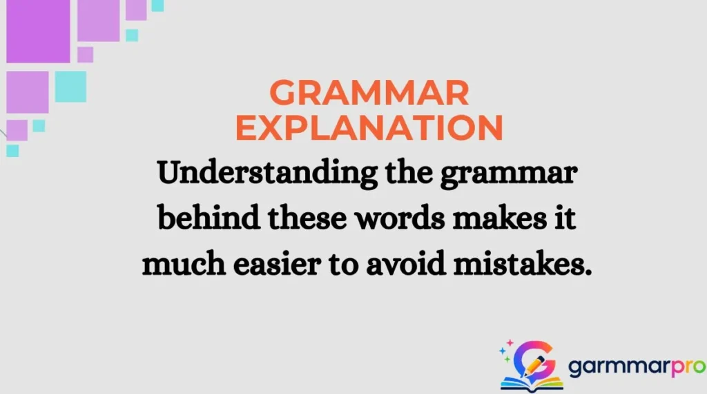 Grammar Explanation