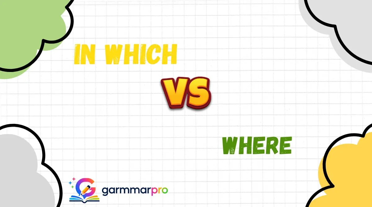 In Which vs Where