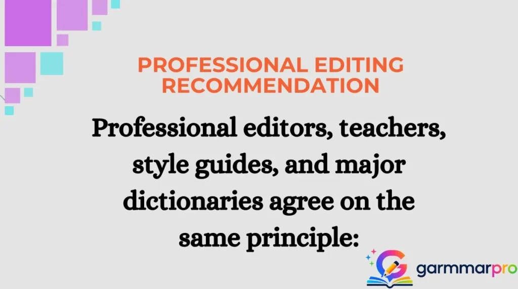 Professional Editing Recommendation