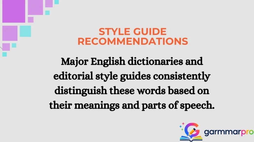 Style Guide Recommendations