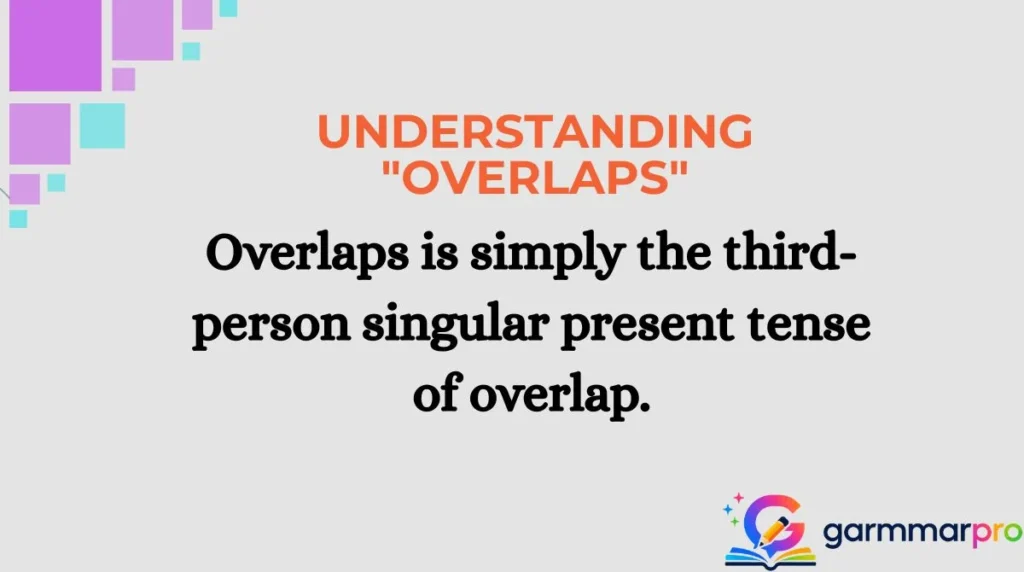 Understanding "Overlaps"
