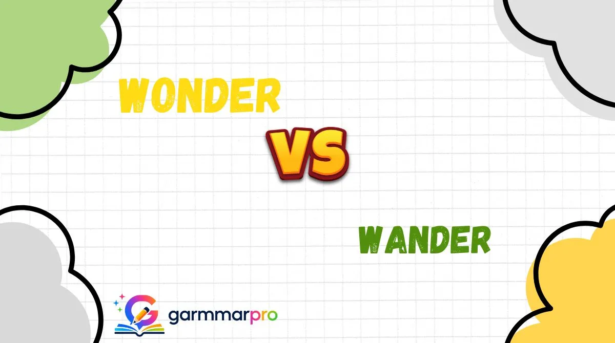 Wonder vs Wander